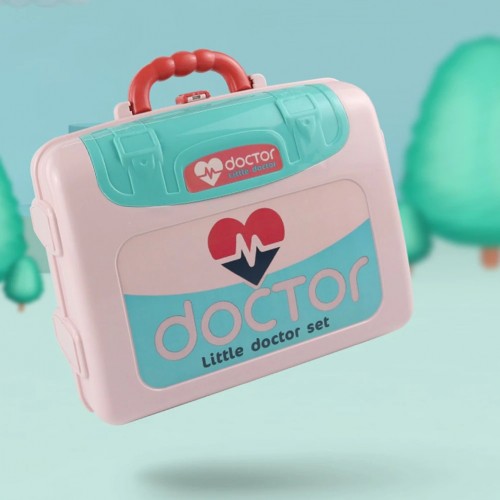 Kids Doctor Set - Kids Pretended Mobile Hospital Doctor Kit Play Set Trolley For Kids With Play Sink With Running Water Realistic Lights And Sounds.