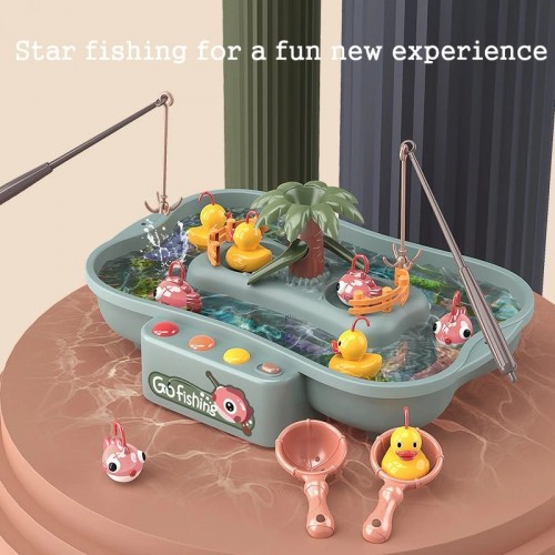 Go fishing Fish Catching Game for Kids with Flashing Lights and Musical Melodies Party & Fun Games Board Game