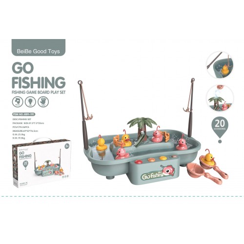Go fishing Fish Catching Game for Kids with Flashing Lights and Musical Melodies Party & Fun Games Board Game