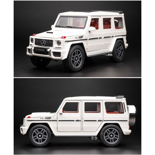 Ontek 1:24 Diecasting Alloy Car Model Benz G63 AMG Toy Car, Pull Back Vehicles Toy Car for Toddlers Kids Boys Girls Gift Black