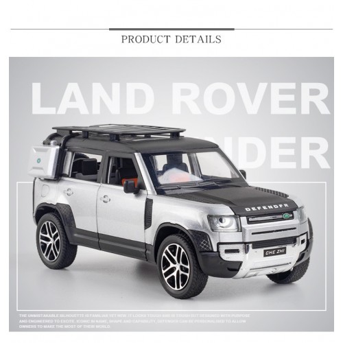 Ontek 1:24 Diecasting Alloy Car Model Land Rover Defender AMG Toy Car, Pull Back Vehicles Toy Car for Toddlers Kids Boys Girls Gift Black