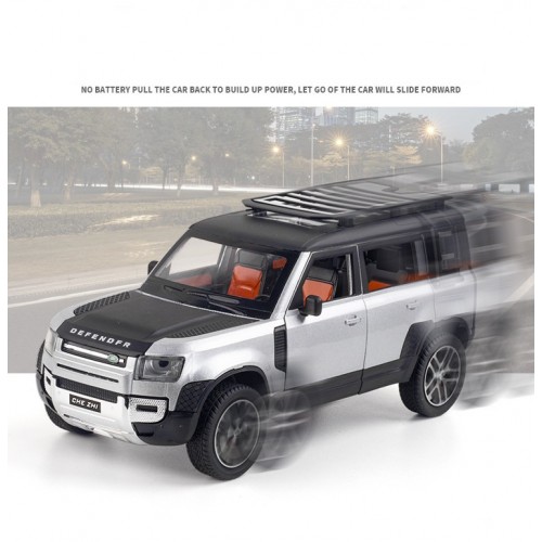 Ontek 1:24 Diecasting Alloy Car Model Land Rover Defender AMG Toy Car, Pull Back Vehicles Toy Car for Toddlers Kids Boys Girls Gift Black