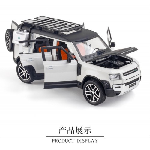 Ontek 1:24 Diecasting Alloy Car Model Land Rover Defender AMG Toy Car, Pull Back Vehicles Toy Car for Toddlers Kids Boys Girls Gift Black