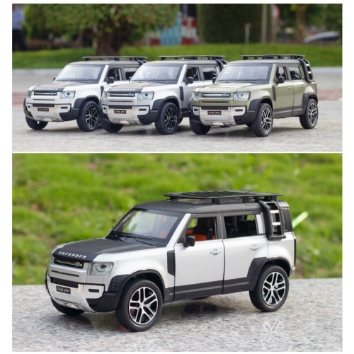 Ontek 1:24 Diecasting Alloy Car Model Land Rover Defender AMG Toy Car, Pull Back Vehicles Toy Car for Toddlers Kids Boys Girls Gift Black