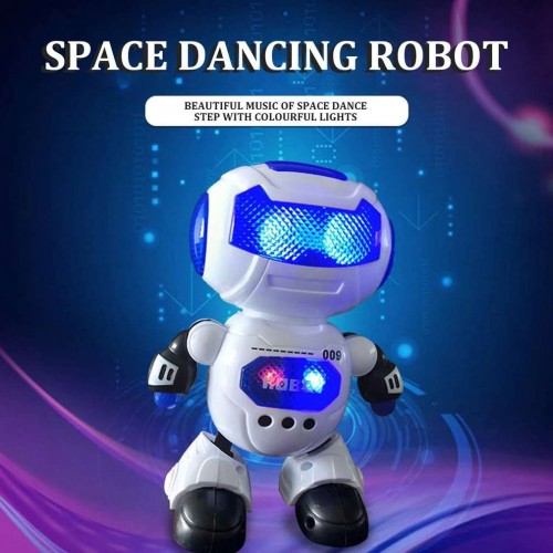 Ontek Toyz Bump & Go Dancing Robot Toys for Boys and Girls | Colourful 3D Lights and Music | 360 Degree All Direction Movement Bump and Go Robot