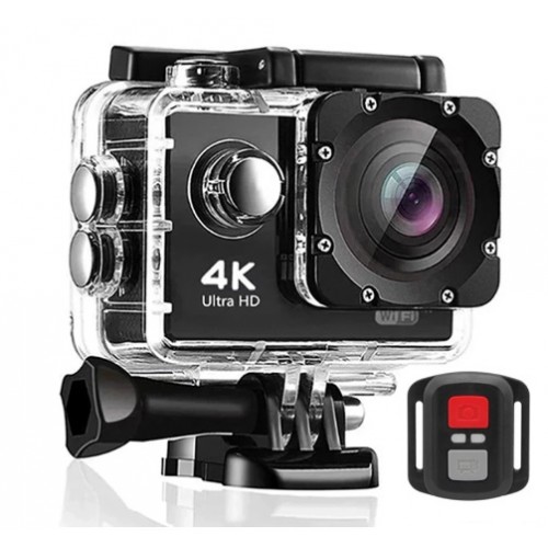 4K Ultra HD Mini Action Camera 2.0inch Screen WiFi Remote Control Underwater Waterproof Helmet Video Recording Cameras Sport Cam