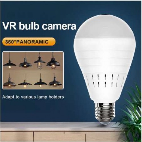 Wifi Panoramic 360 degree Camera Wireless IP LED Light Bulb Mini Camera 1.3MP 3D VR 960P Bulb WIFI Camera CCTV
