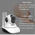 V380 Wifi Cctv Camera , Wireless 2 way Intercom, 1080P, 360 Rotate - White