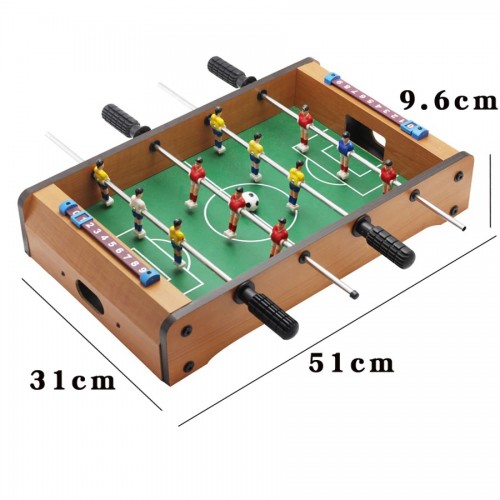 Ontek Mid-Sized Football, Mini Football, Table Soccer Game, 4 Rods, 20 Inches, Multicolor