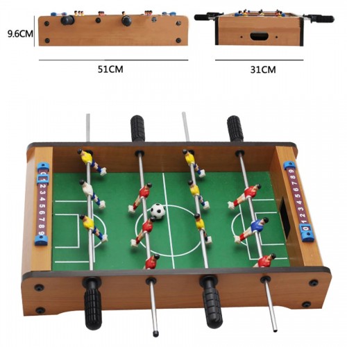 Ontek Mid-Sized Football, Mini Football, Table Soccer Game, 4 Rods, 20 Inches, Multicolor