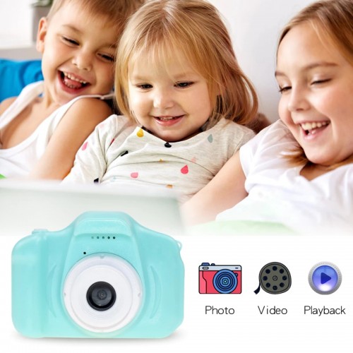 Ontek For Kids - Digital Camera, Recorder Camera 800WH HD 2.0 Inch Screen Video Front Camera Child Camera ( Mulicolor )