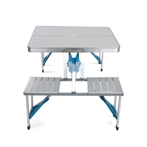 Picnic Table Folding 4 Seater Aluminium Portable Waterproof For Camping