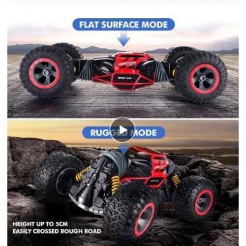 2.4GHz 4WD Ontek Q70 RC Car Radio Control Car Twist- Desert Cars Off Road Buggy Toy High Speed Climbing RC Car Kids Children Toys