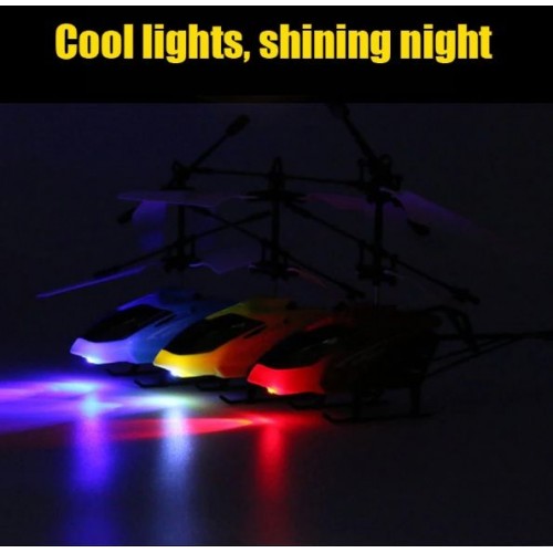 Kids Helicopter Flying Toys With Infrared Sensor Hand Control Mini Aircraft