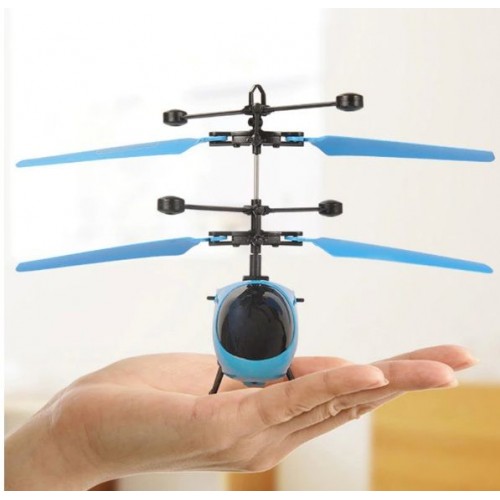 Kids Helicopter Flying Toys With Infrared Sensor Hand Control Mini Aircraft