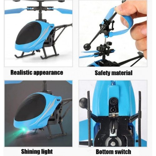 Kids Helicopter Flying Toys With Infrared Sensor Hand Control Mini Aircraft