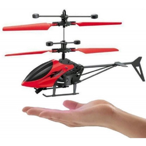 Kids Helicopter Flying Toys With Infrared Sensor Hand Control Mini Aircraft