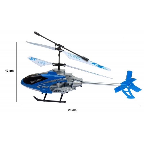 Velocity Radio Control Rc Helicopter Aircraft 4 Channel Huge for 5 to 10 Years Kids 