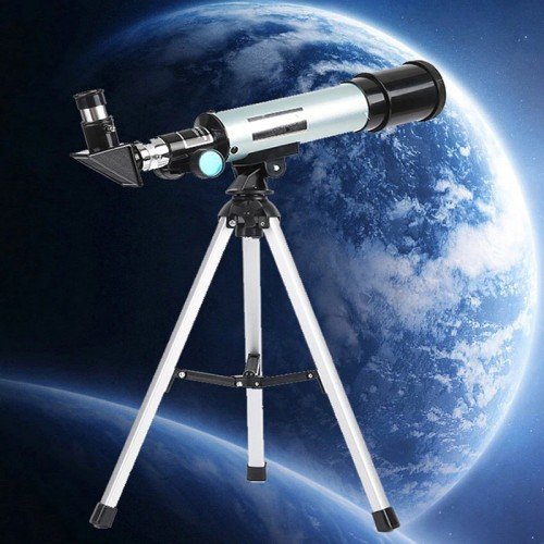 360X50 Astronomical Telescope 90x Magnification Outdoor Monocular With Tripod Optical Glass Metal Tube Telescope Students Gifts